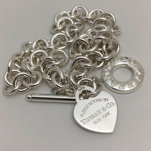 20" Return to Tiffany Heart Tag Toggle Necklace
